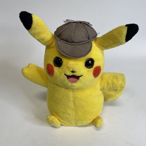 Detective Pikachu Pokemon Plush - Picture 1 of 7